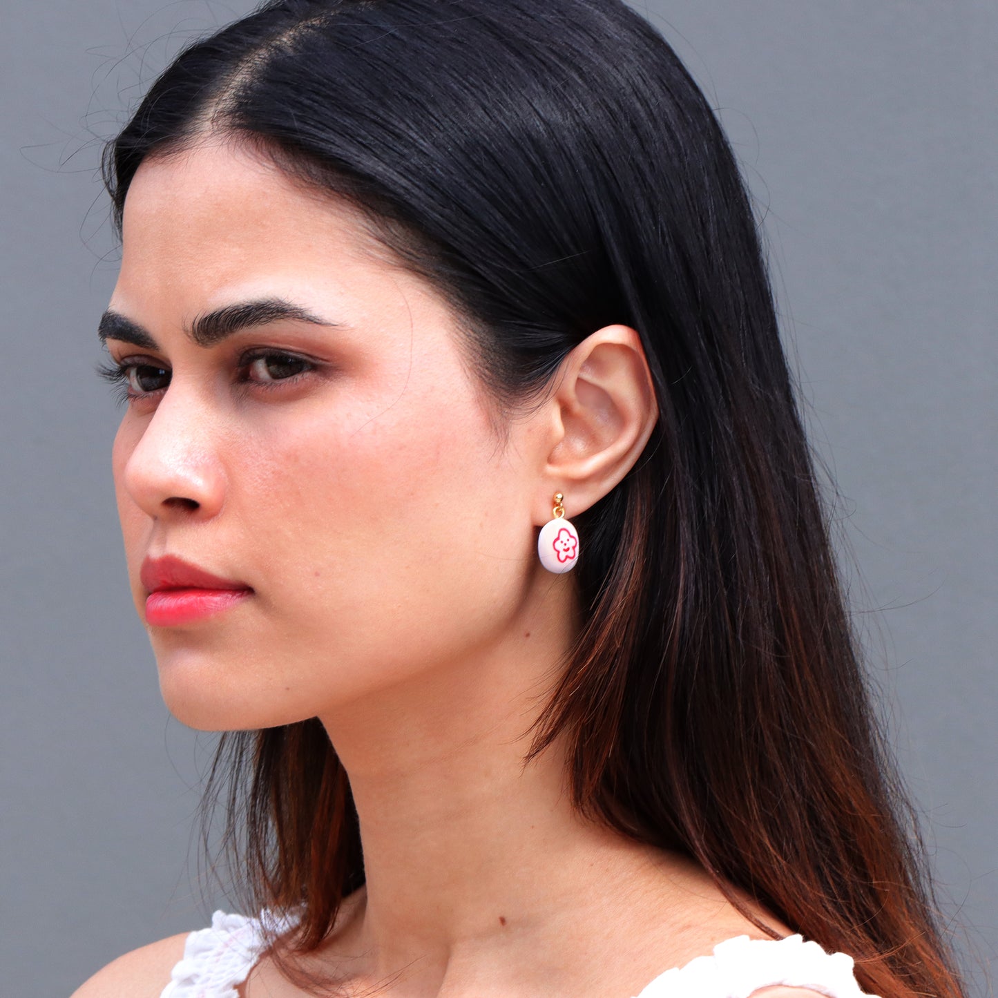 Dainty Happy Floral Dangle