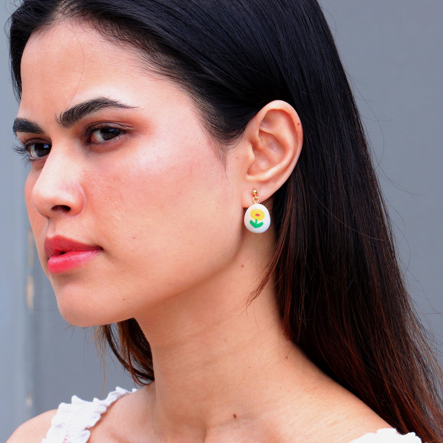 Sunflower Almond Dangle