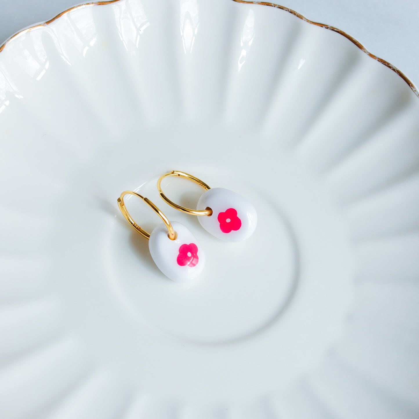 Dainty Floral Hoop