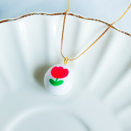 Floral Pendant Necklace